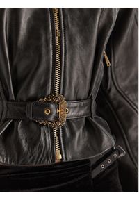 Versace Jeans Couture Kurtka skórzana 79HAVP03 CP021 Czarny Regular Fit. Kolor: czarny. Materiał: skóra #5