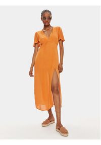Billabong Sukienka letnia Jet Set EBJWD00134 Pomarańczowy Regular Fit. Kolor: pomarańczowy. Materiał: wiskoza. Sezon: lato #7