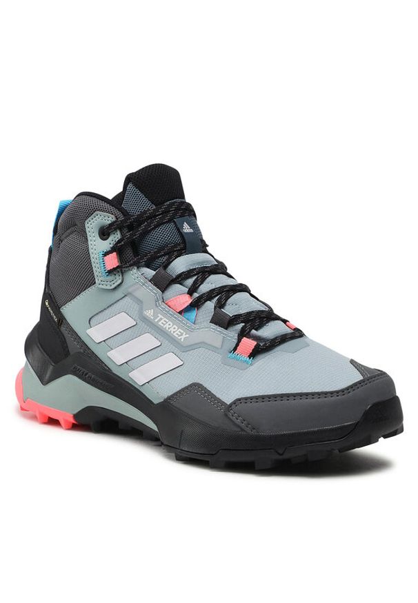 Adidas - adidas Trekkingi Terrex Ax4 Mid Gtx W GORE-TEX GZ3050 Szary. Kolor: szary. Materiał: materiał