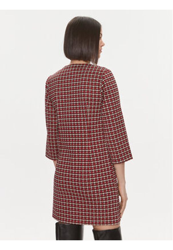 Liu Jo Sukienka codzienna MF3413 J4050 Czerwony Regular Fit. Okazja: na co dzień. Kolor: czerwony. Materiał: syntetyk. Typ sukienki: proste. Styl: casual