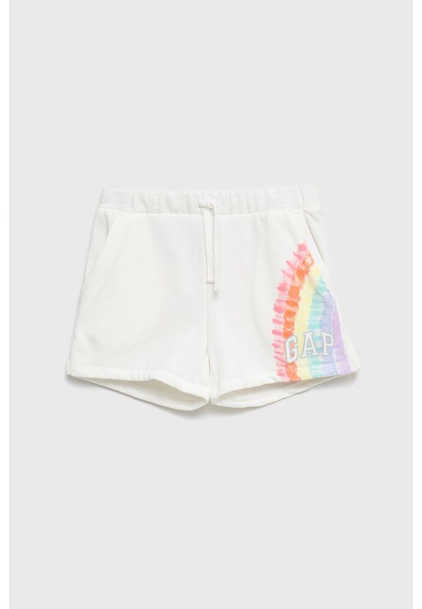 GAP szorty dziecięce (2-pack) kolor różowy z nadrukiem. Okazja: na co dzień. Kolor: różowy. Materiał: dzianina, poliester. Wzór: nadruk. Styl: casual