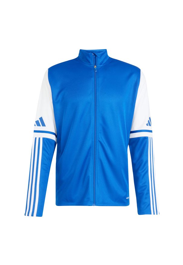 Adidas - Kurtka z dresu adidas Squadra25. Kolor: biały, niebieski, wielokolorowy. Materiał: poliester