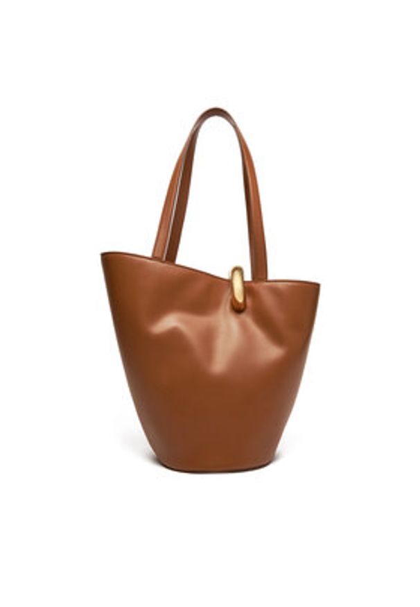 JACQUEMUS Torebka La Bambola Moyen 251BA4123000 Brązowy. Kolor: brązowy. Materiał: skórzane