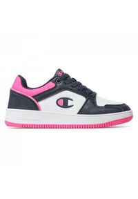 Buty do chodzenia damskie Champion Rebound 20. Zapięcie: sznurówki. Kolor: biały, wielokolorowy, różowy, czarny. Materiał: materiał, syntetyk. Szerokość cholewki: normalna. Sport: turystyka piesza