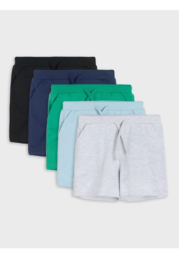 Sinsay - Szorty 5 pack - błękitny. Kolor: niebieski