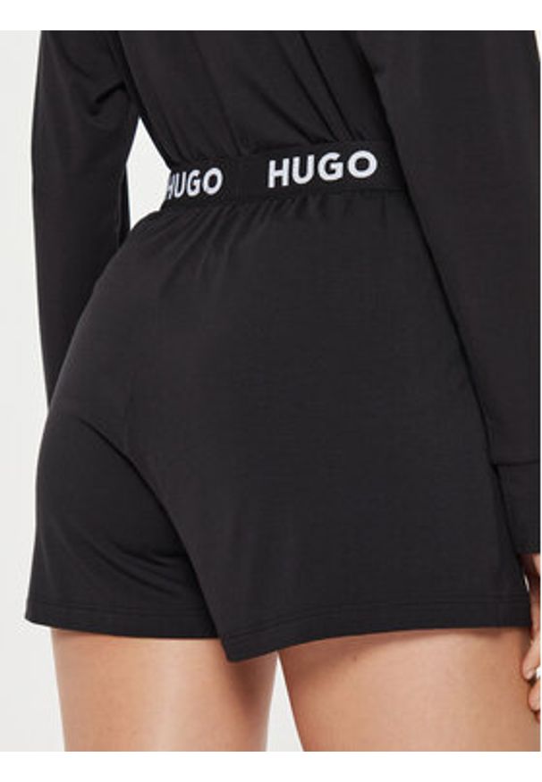 Hugo Szorty piżamowe Unite 50490704 Czarny Relaxed Fit. Kolor: czarny. Materiał: wiskoza
