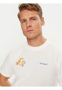 OFF-WHITE - Off-White T-Shirt OMAA027T22JER0070145 Biały Regular Fit. Kolor: biały. Materiał: bawełna #3