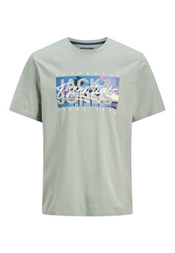 Jack & Jones - Jack&Jones T-Shirt Colton 12268438 Zielony Standard Fit. Kolor: zielony. Materiał: bawełna