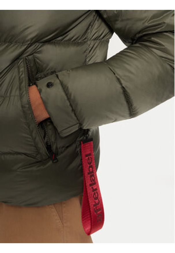 After Label Kurtka puchowa Verbier A00038 Zielony Regular Fit. Kolor: zielony. Materiał: syntetyk