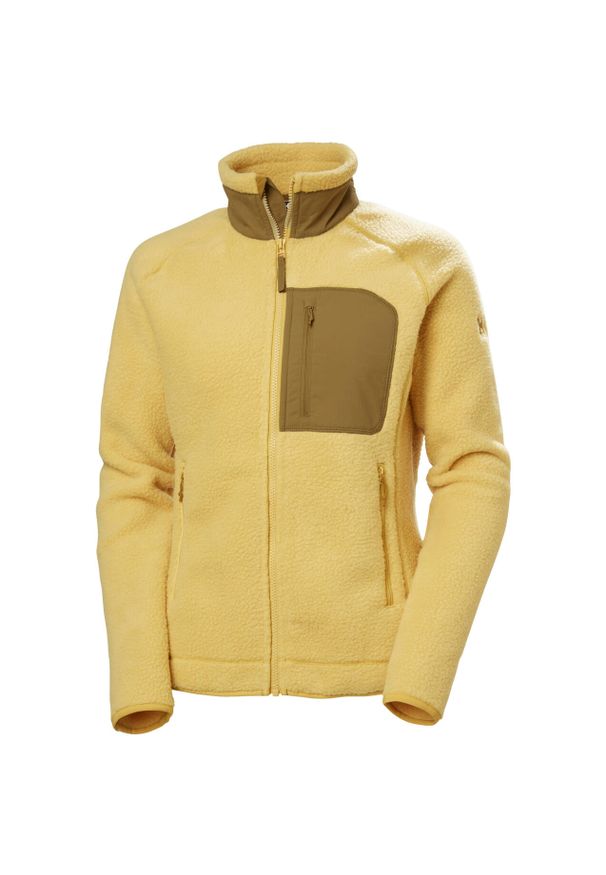 Damski polar Helly Hansen Imperial Block. Kolor: beżowy, wielokolorowy, żółty. Materiał: polar. Sport: turystyka piesza
