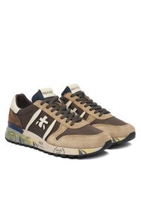 Premiata Sneakersy Lander Var 7704 Brązowy. Kolor: brązowy. Materiał: skóra #2