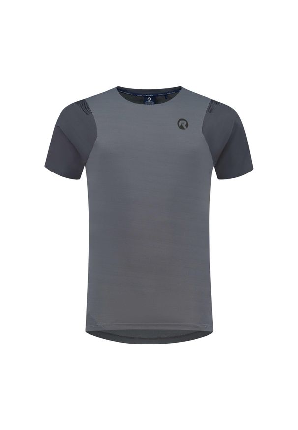 ROGELLI - Koszulka rowerowa MTB męska Rogelli ADVNTR Distance. Kolor: szary. Sport: kolarstwo