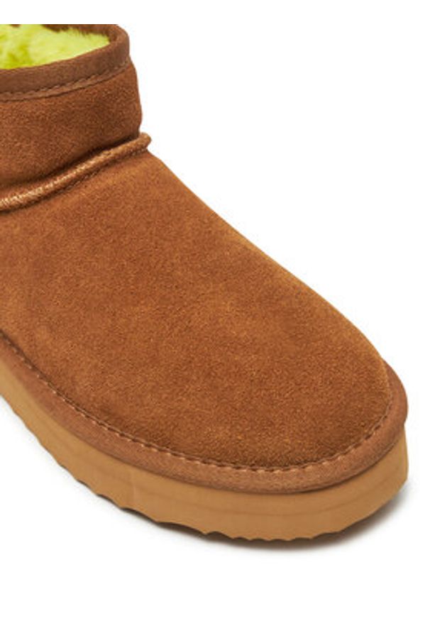 Pepe Jeans Śniegowce PLS50536 Brązowy. Kolor: brązowy. Materiał: zamsz, skóra