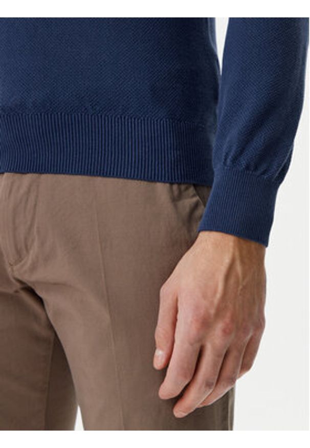 Guess Sweter M5GR02Z3MH1 Niebieski Regular Fit. Kolor: niebieski. Materiał: bawełna