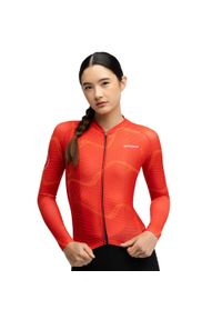 SIROKO - Damska koszulka rowerowa z krótkim rękawem Kolarstwo Siroko M2-W Glandon. Kolor: czerwony. Długość rękawa: krótki rękaw. Długość: krótkie. Sport: kolarstwo #1