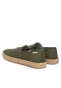 Calvin Klein Espadryle Ess Espadrille Cv HM0HM02076 Zielony. Kolor: zielony. Materiał: materiał #6