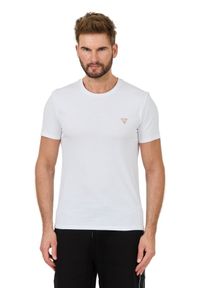 Guess - GUESS Biały t-shirt Core Tee. Kolor: biały #5