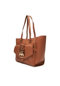 Love Moschino - LOVE MOSCHINO Torebka JC4225PP0MKC0201 Brązowy. Kolor: brązowy. Materiał: skórzane #5