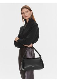 Calvin Klein Torebka Gracie Shoulder Bag K60K611341 Czarny. Kolor: czarny. Materiał: skórzane #3