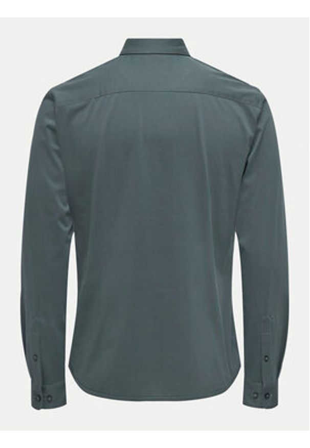 Only & Sons Koszula Robin 22031023 Zielony Slim Fit. Kolor: zielony. Materiał: bawełna