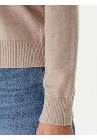 Guess Jeans Kardigan W4BR16 Z3HO2 Beżowy Regular Fit. Kolor: beżowy. Materiał: syntetyk