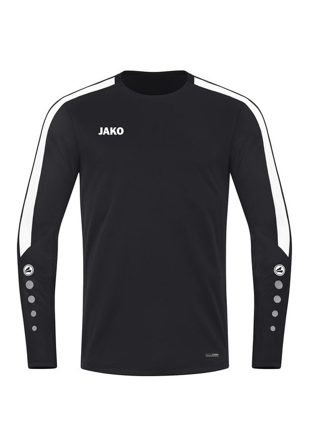 Dziecięca bluza dresowa Jako Power. Kolor: czarny. Materiał: dresówka. Długość rękawa: długi rękaw