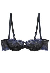 Triumph Biustonosz balkonetka Comfort Glam 10224928 Czarny. Kolor: czarny. Materiał: syntetyk