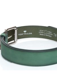 Tom Tailor - TOM TAILOR PASEK SKÓRZANY SOPO-TT376 571 40mm Ledergürtel RO2689. Materiał: skóra. Wzór: paski. Styl: klasyczny #6
