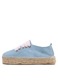 Manebi Espadryle Sneakers D M 3.0 E0 Błękitny. Kolor: niebieski. Materiał: zamsz, skóra #4