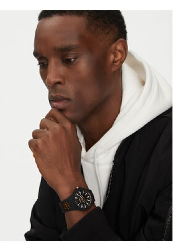 Plein Sport Zegarek Thunderstorm PSBBA0123 Czarny. Kolor: czarny. Styl: sportowy