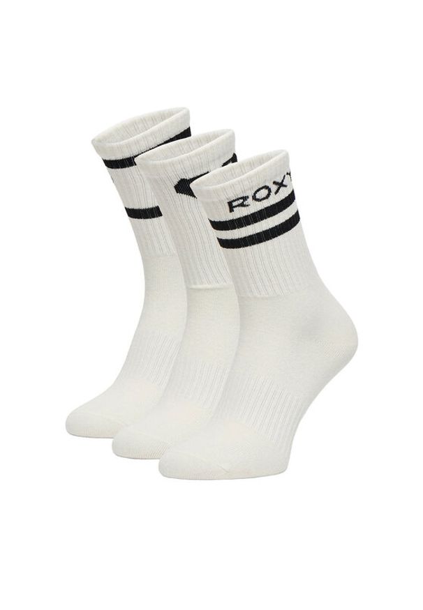 Roxy Skarpety CEO_AS_ROXY_11_W_AW25 (3-PACK) Biały. Kolor: biały. Materiał: materiał, bawełna