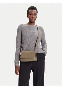 MICHAEL Michael Kors Torebka Nessa 30T5G8ZM1L Beżowy. Kolor: beżowy. Materiał: skórzane #1