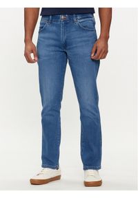 Wrangler Jeansy Larston 112350841 Niebieski Slim Fit. Kolor: niebieski