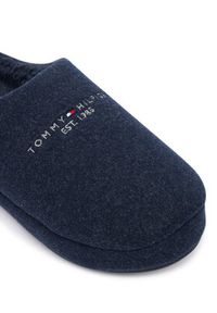 TOMMY HILFIGER - Tommy Hilfiger Kapcie Felt House FM0FM05614 Granatowy. Kolor: niebieski. Materiał: materiał #4