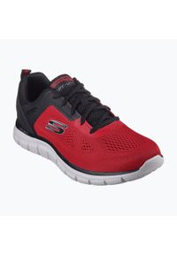 skechers - Buty męskie SKECHERS Track Broader. Kolor: czerwony #1