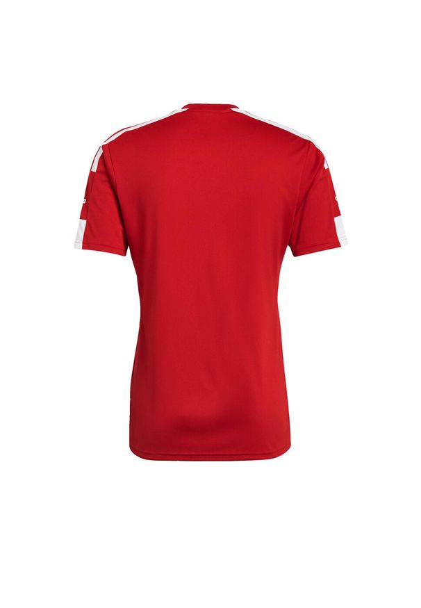 Adidas - Koszulka męska adidas Squadra 21 Jersey Short Sleeve. Kolor: biały, czerwony, wielokolorowy. Materiał: jersey. Sport: piłka nożna