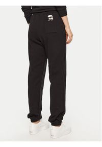 Karl Lagerfeld - KARL LAGERFELD Spodnie dresowe A1W10130 Czarny Relaxed Fit. Kolor: czarny. Materiał: bawełna #3