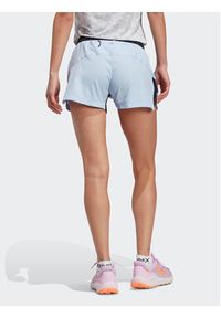Adidas - adidas Szorty sportowe Terrex Trail Running Shorts HS9555 Błękitny Slim Fit. Kolor: niebieski. Materiał: syntetyk. Sport: bieganie #4