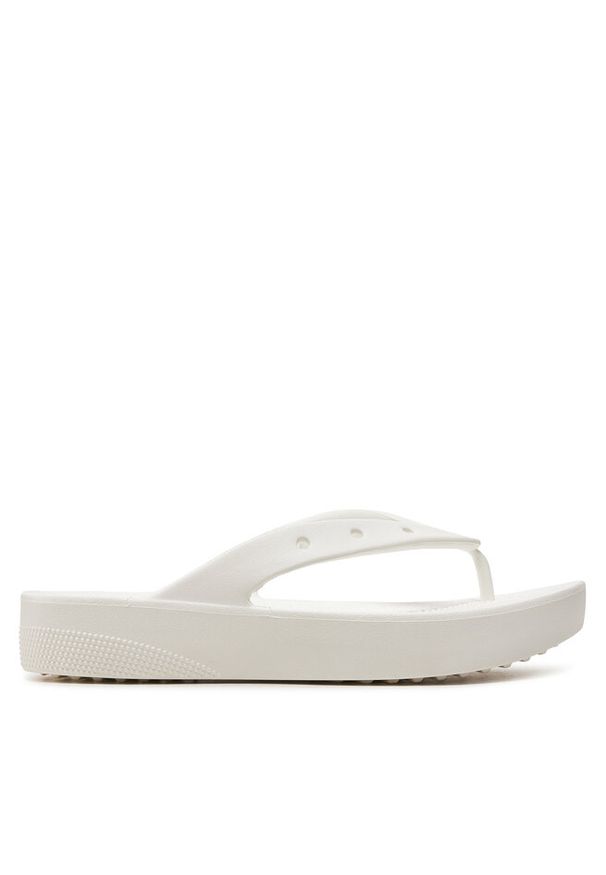 Japonki Crocs. Kolor: biały. Obcas: na platformie