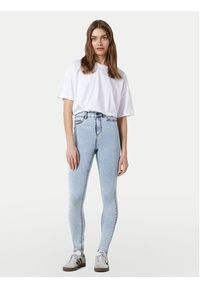 Noisy may - Noisy May Jeansy Callie 27030614 Błękitny Skinny Fit. Kolor: niebieski