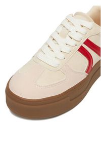 DeeZee Sneakersy AM2518 Beżowy. Kolor: beżowy. Materiał: skóra #4