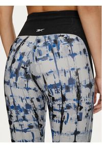 Reebok Legginsy Lux Perform Tight 100071104 Granatowy Slim Fit. Kolor: niebieski. Materiał: syntetyk