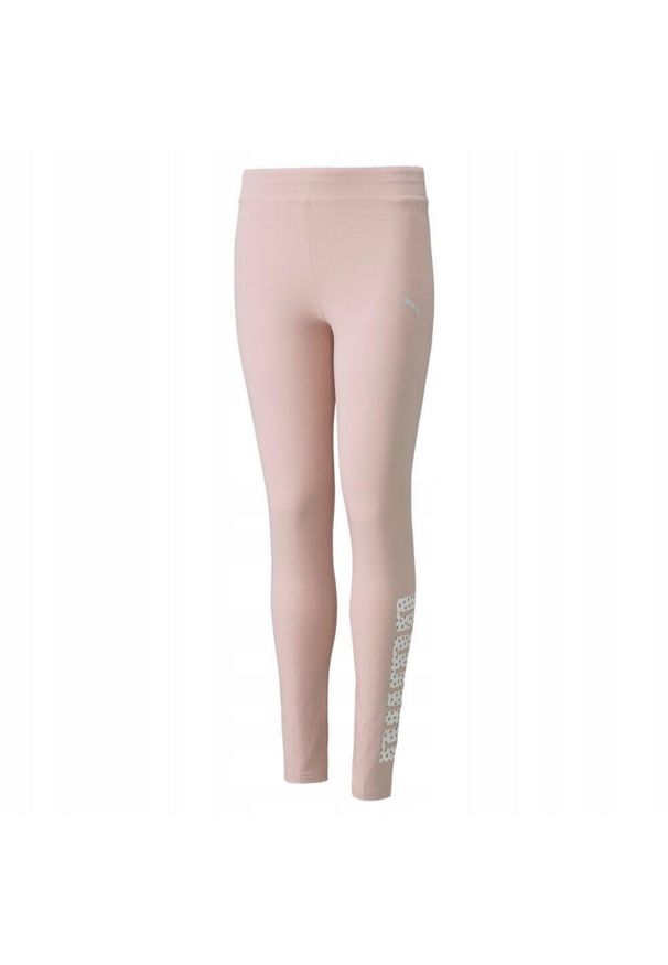 Puma - Legginsy Dziecięce Alpha. Kolor: różowy. Styl: sportowy