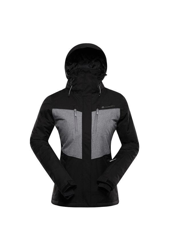 ALPINE PRO - Kurtka damska narciarska Alpine Pro Comeda. Kolor: czarny. Sezon: zima. Sport: narciarstwo