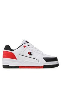 Champion Sneakersy Rebound Heritage Low Mesh S22115-WW001 Biały. Kolor: biały. Materiał: skóra #4