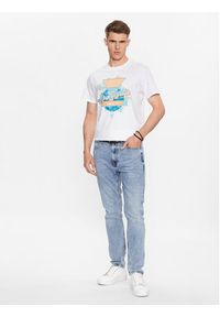 Guess T-Shirt M3YI67 I3Z14 Biały Regular Fit. Kolor: biały. Materiał: bawełna