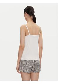 Hugo - HUGO Top Rib_Vest 50540056 Écru Regular Fit. Materiał: bawełna #5