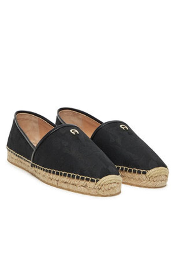 Aigner Espadryle Ines 1B 1251475 Czarny. Kolor: czarny. Materiał: skóra