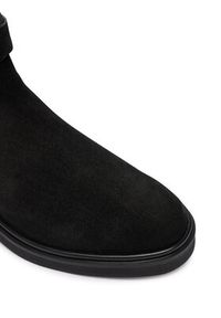 Calvin Klein Botki Ankle Boot W/ Metal Logo Sue HW0HW02664 Czarny. Kolor: czarny. Materiał: zamsz, skóra #5
