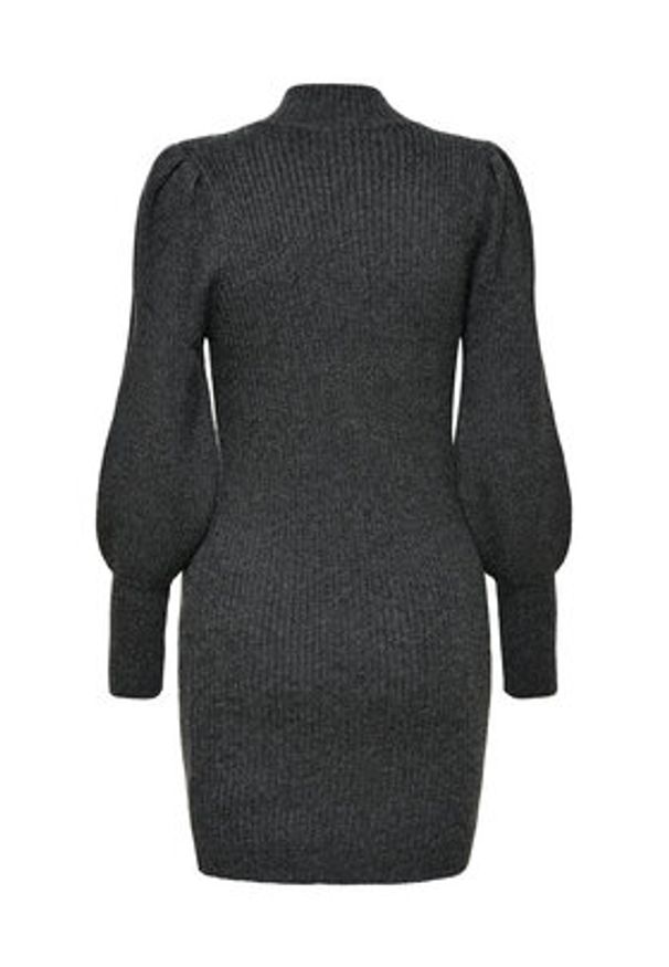 only - ONLY Sukienka dzianinowa Katia 15232502 Szary Comfort Fit. Kolor: szary. Materiał: syntetyk